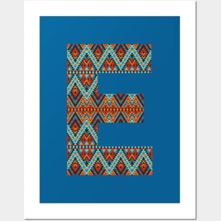 Letter E- boho design Posters and Art